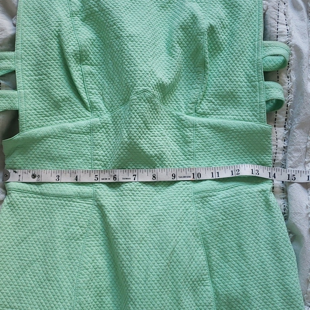 THIERRY Mugler ACTIV light green pique dress size 44 - Picture 10 of 10